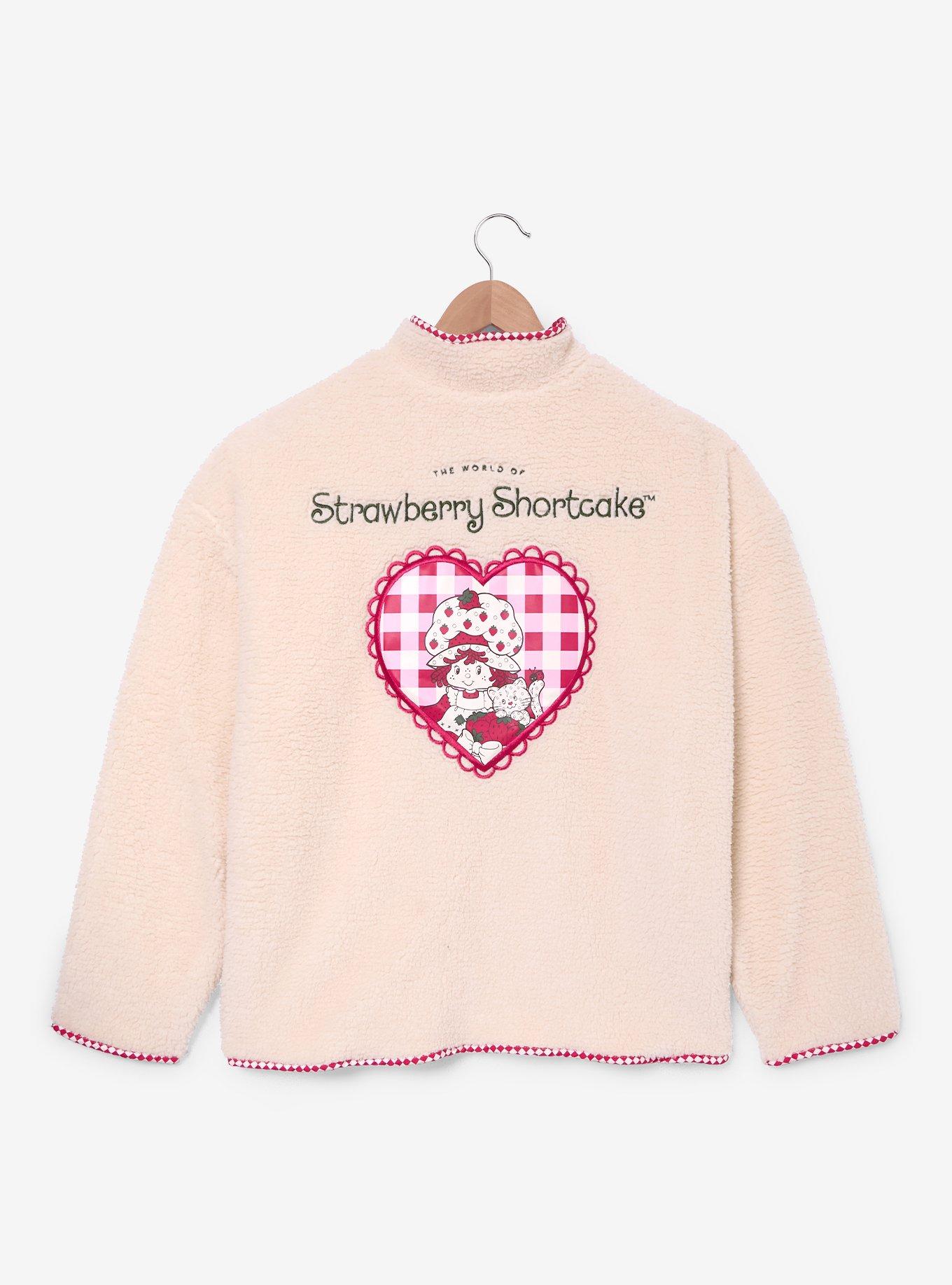 Chaqueta Sherpa bordada de Strawberry Shortcake para mujer