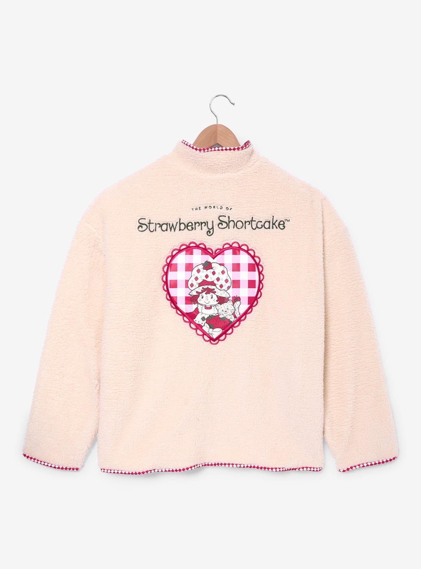 Chaqueta Sherpa bordada de Strawberry Shortcake para mujer