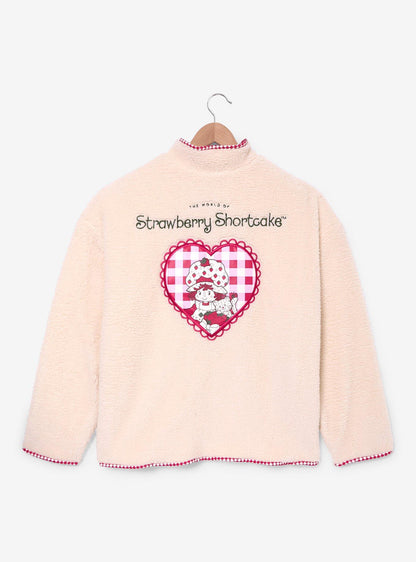 Chaqueta Sherpa bordada de Strawberry Shortcake para mujer