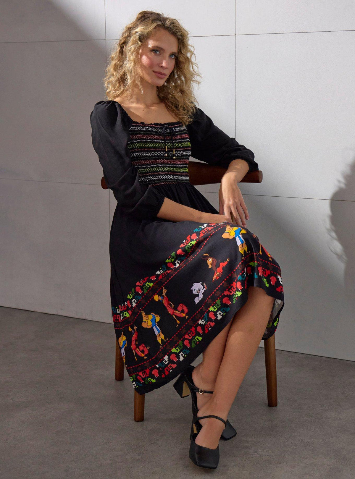 Vestido fruncido de Disney The Emperor's New Groove