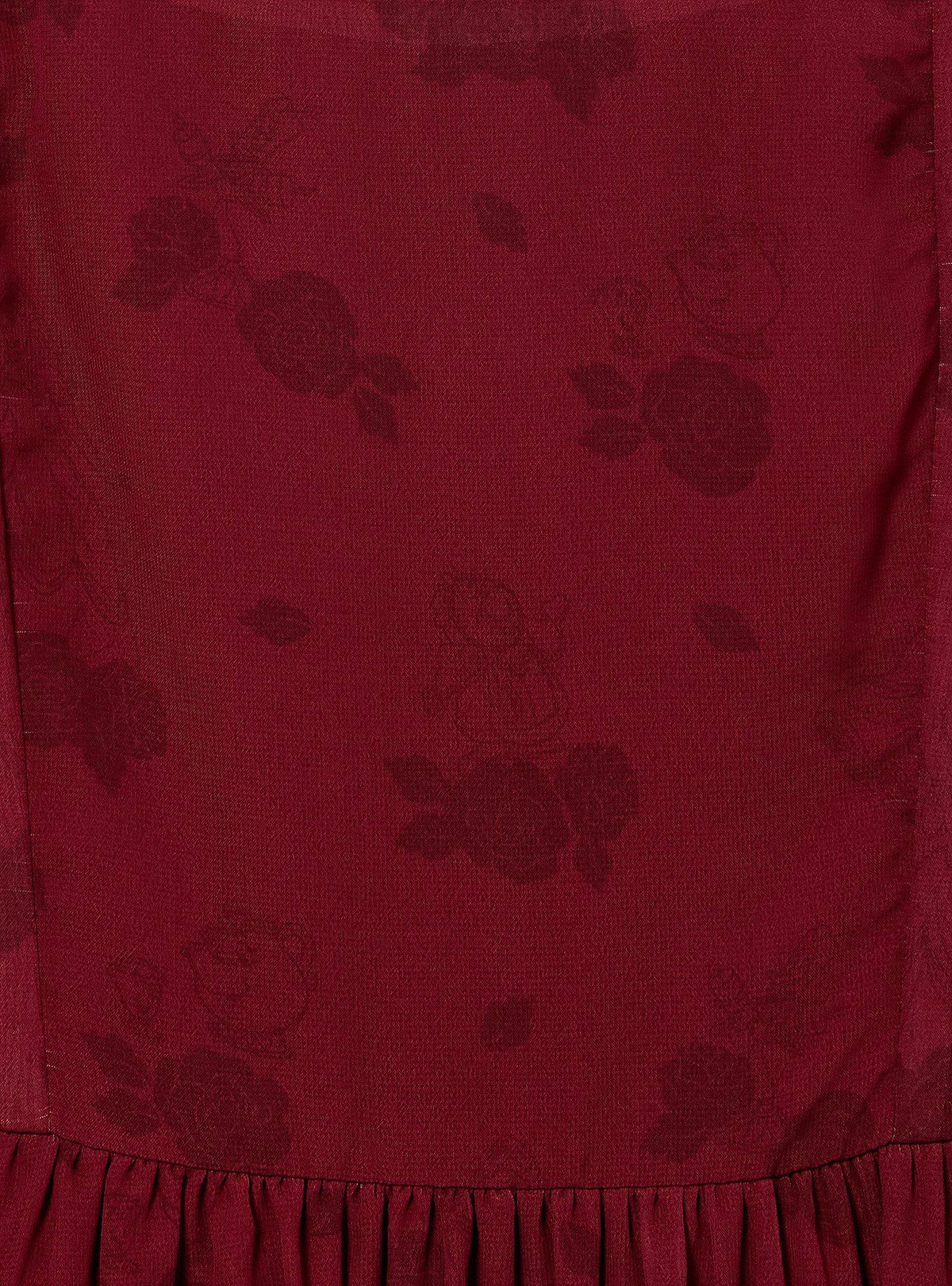 Vestido floral de La Bella y la Bestia