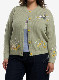 Chaleco para niñas Mi vecino Totoro floral, tallas grandes