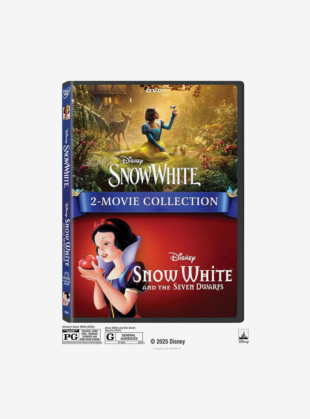 Disney Snow White (1937 y 2025): colección en DVD, 2 discos