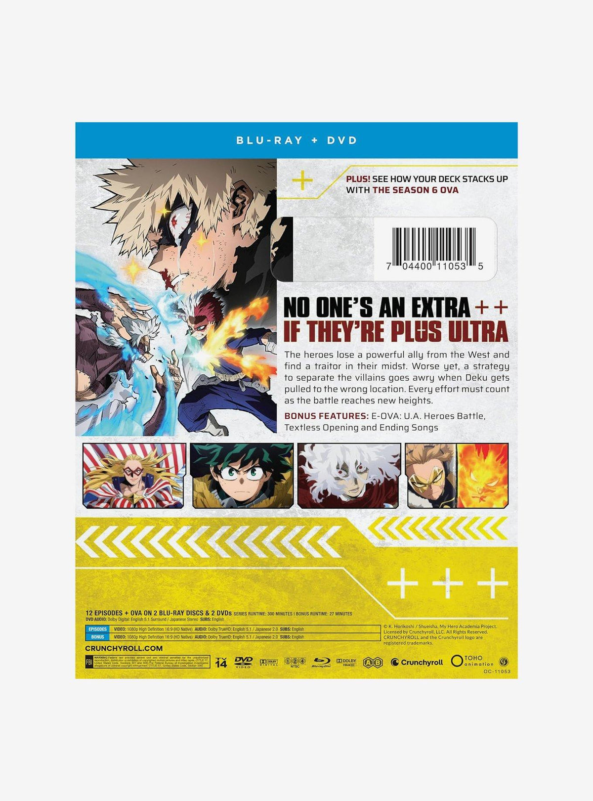 My Hero Academia: Temporada 7, Parte 1 en Blu-ray