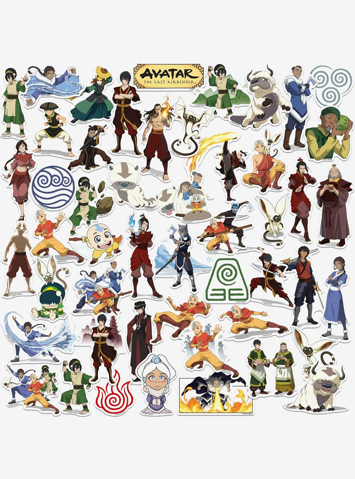 Avatar: The Last Airbender - Pack de 50 stickers
