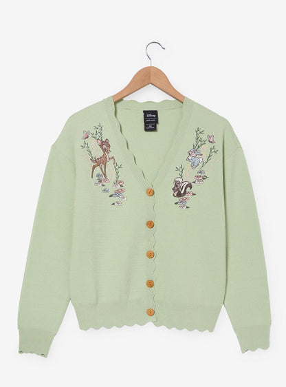 Cárdigan bordado floral de Bambi para mujer