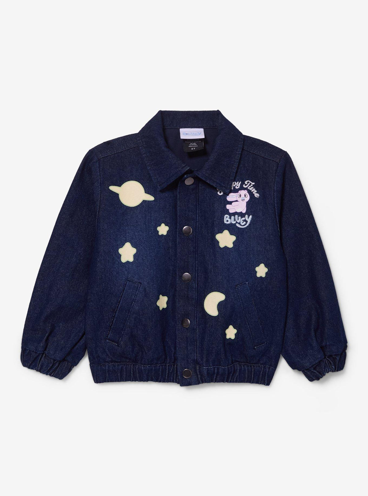 Chaqueta de mezclilla Bluey para niños pequeños