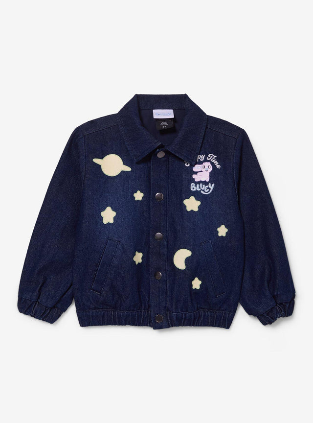 Chaqueta de mezclilla Bluey para niños pequeños