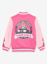 Chaqueta varsity Bluey Pizza Girls para niños pequeños