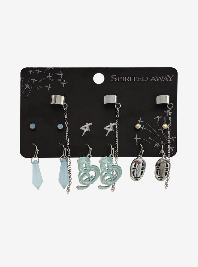 Set de aros de Haku y No-Face de El viaje de Chihiro
