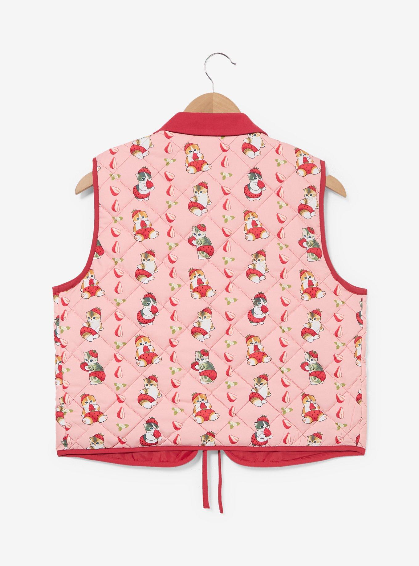 Chaleco acolchado Strawberry Cats de mofusand