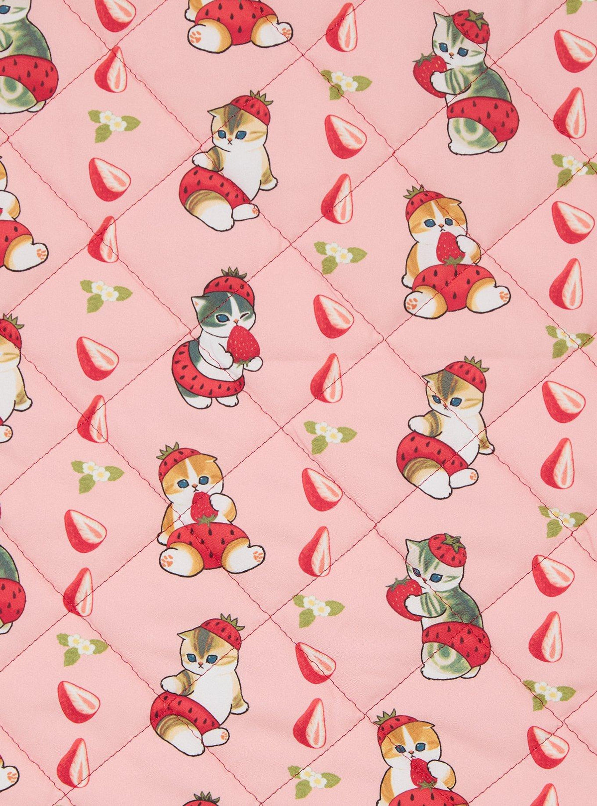 Chaleco acolchado Strawberry Cats de mofusand