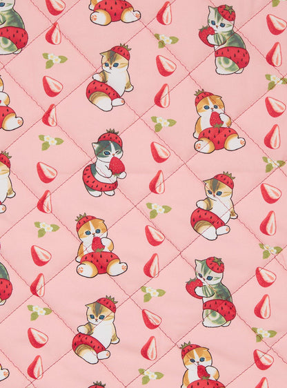 Chaleco acolchado Strawberry Cats de mofusand