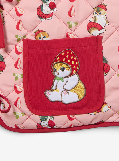 Chaleco acolchado Strawberry Cats de mofusand