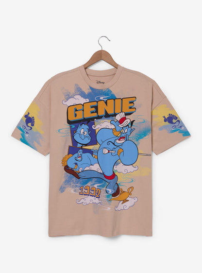 Polera Disney Aladdin con estampado grande del Genie