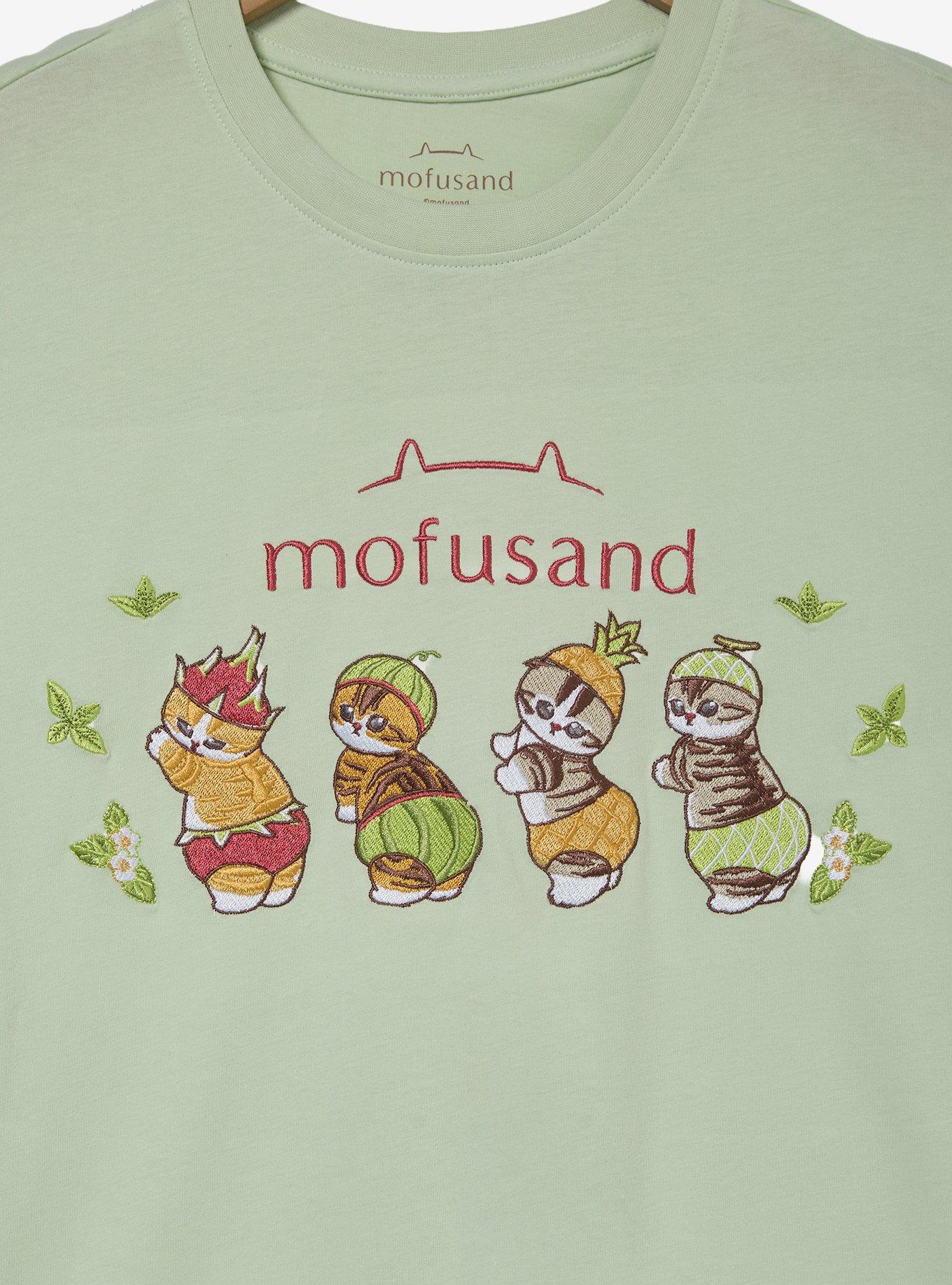 Polera Mofusand Fruit Cats para Mujer Talla Grande