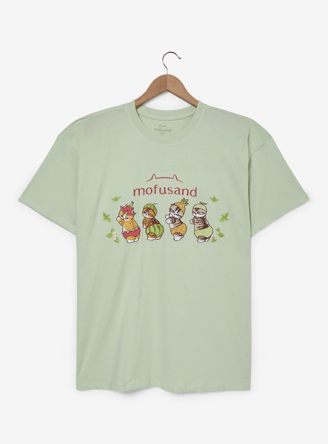 Polera Mofusand Fruit Cats para Mujer Talla Grande