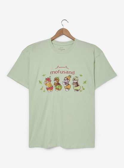 Polera Mofusand Fruit Cats para Mujer Talla Grande
