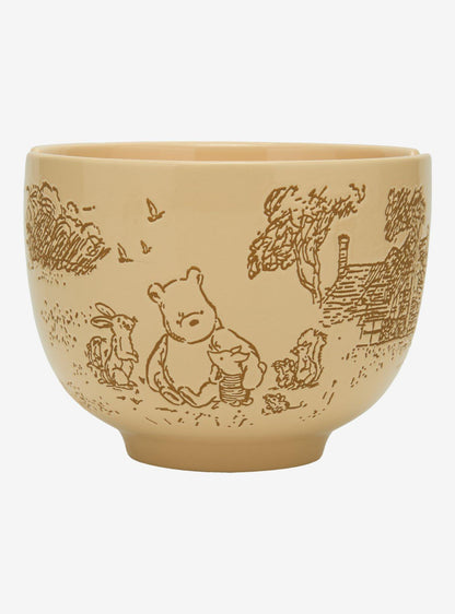 Tazón de ramen ilustrado de Winnie the Pooh