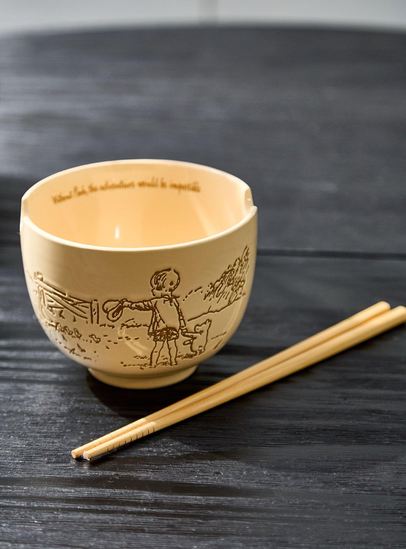 Tazón de ramen ilustrado de Winnie the Pooh