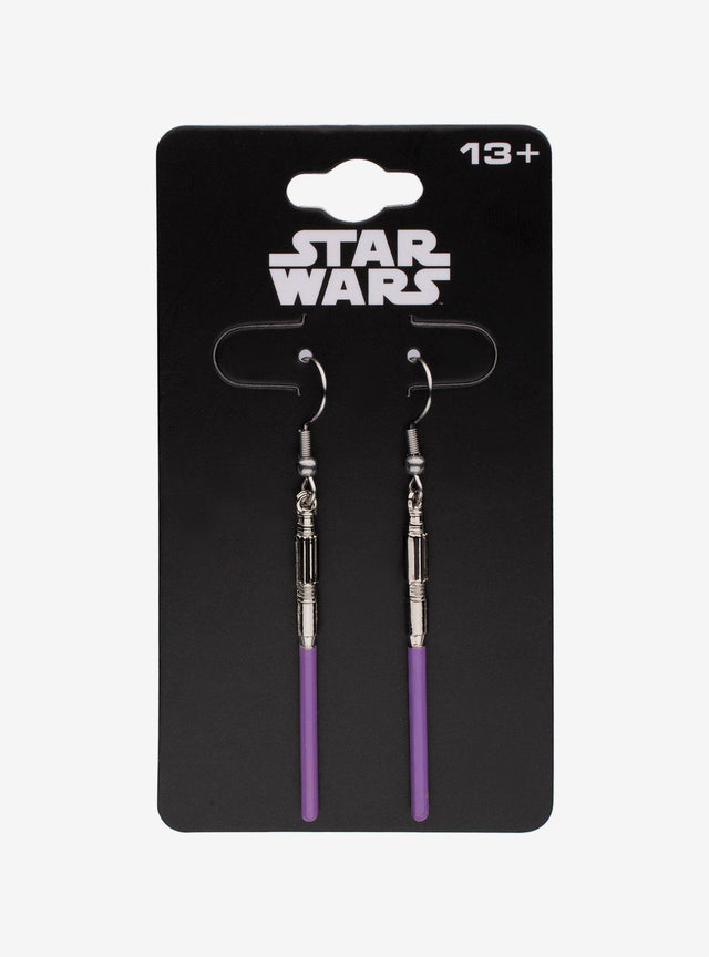 Aros colgantes de sable de luz de Mace Windu