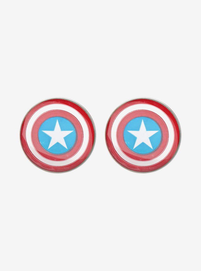 Aros de botón escudo de Captain America