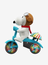 Figura de cuerda Snoopy As Volador en triciclo