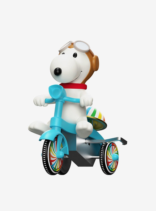 Figura de cuerda Snoopy As Volador en triciclo