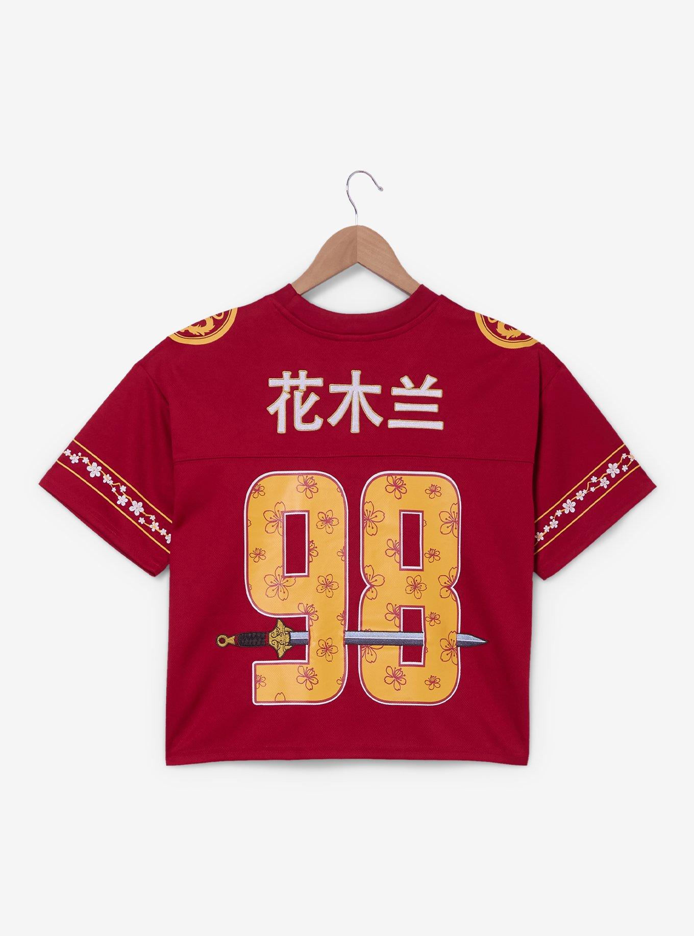 Polera deportiva corta Disney Mulan y Mushu para mujer