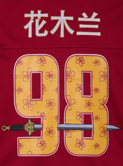 Polera deportiva corta Disney Mulan y Mushu para mujer