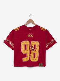 Polera deportiva corta Disney Mulan y Mushu para mujer
