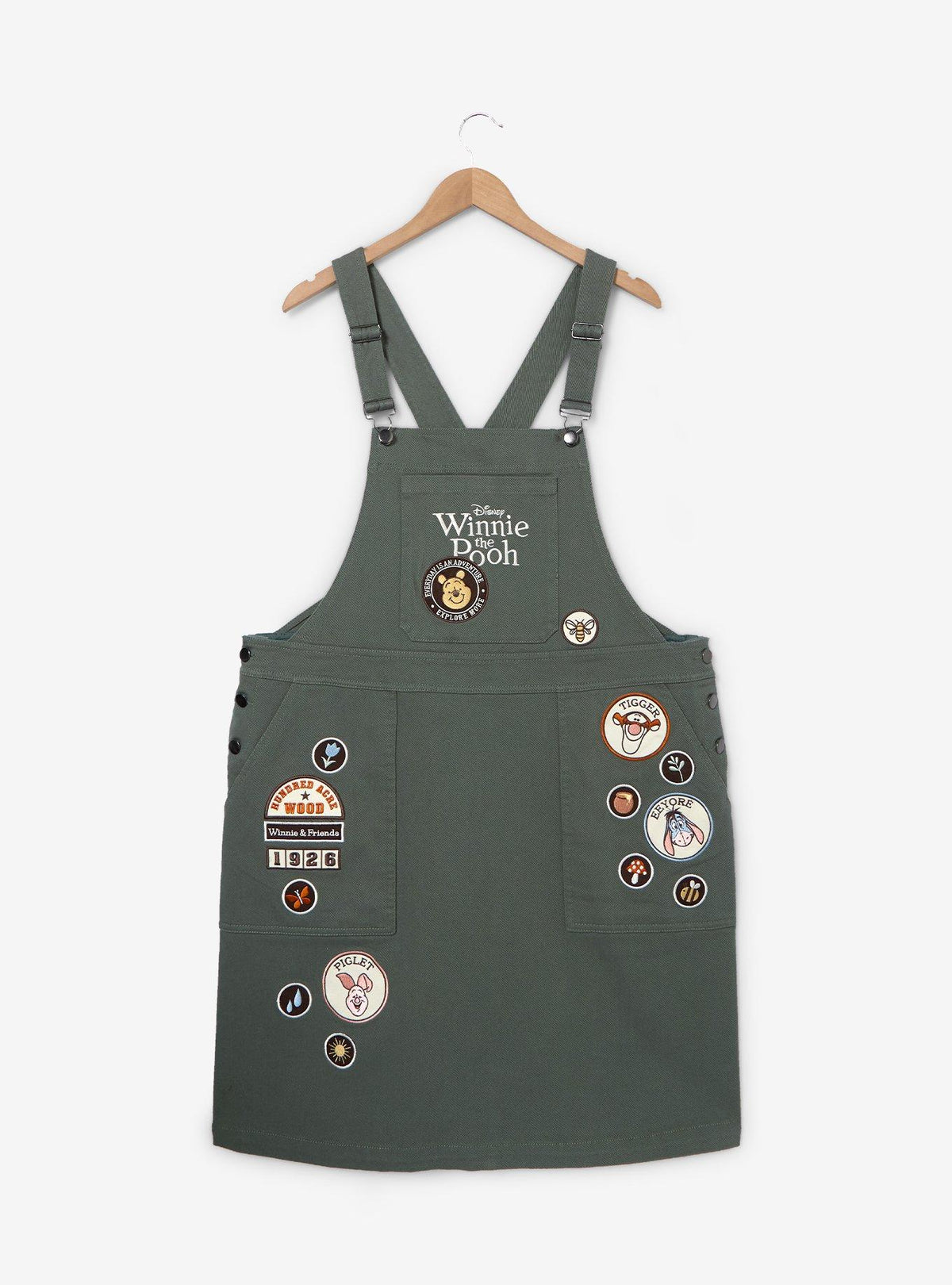 Vestido jardinera Winnie the Pooh para mujer talla grande