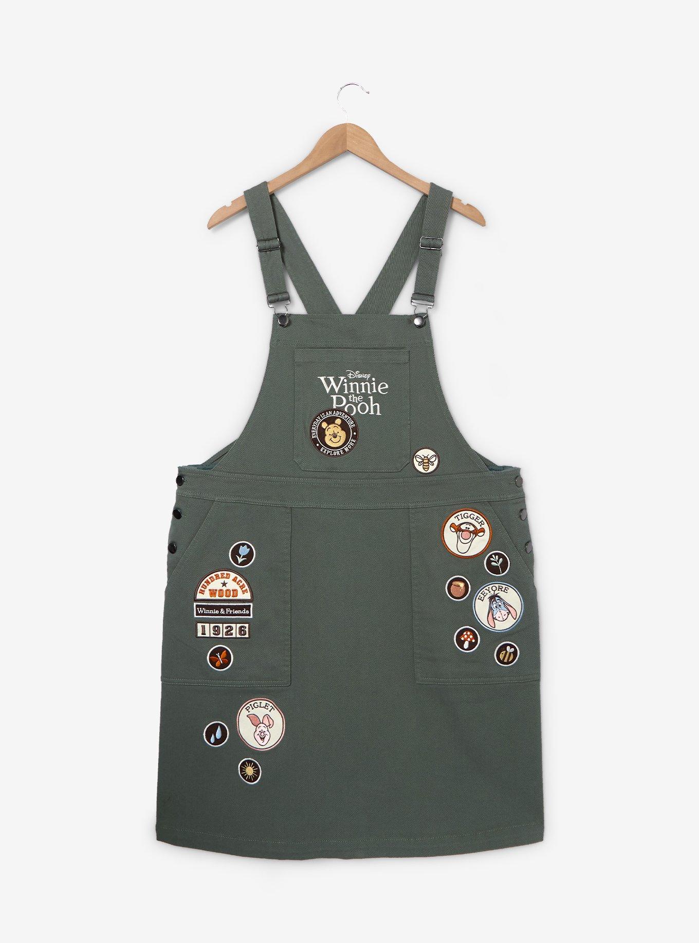 Vestido jardinera Winnie the Pooh para mujer talla grande