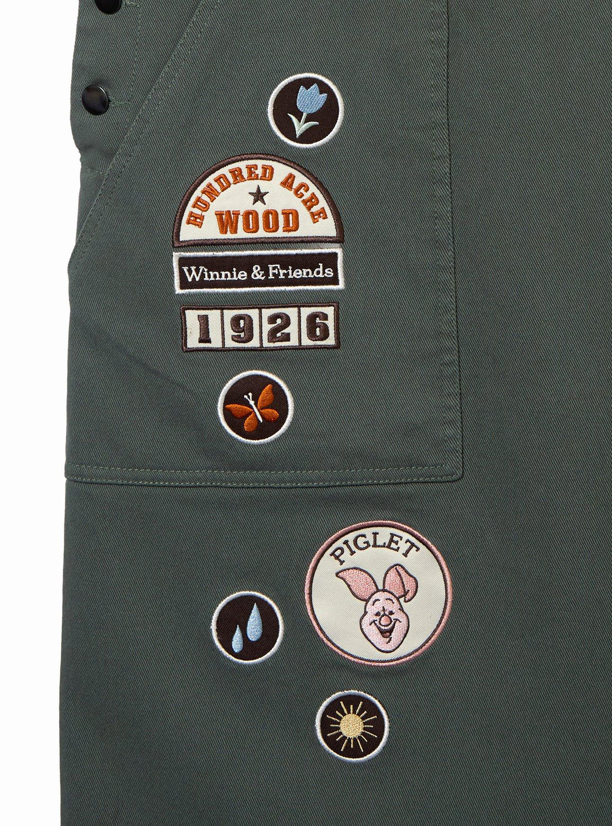 Vestido jardinera Winnie the Pooh para mujer talla grande