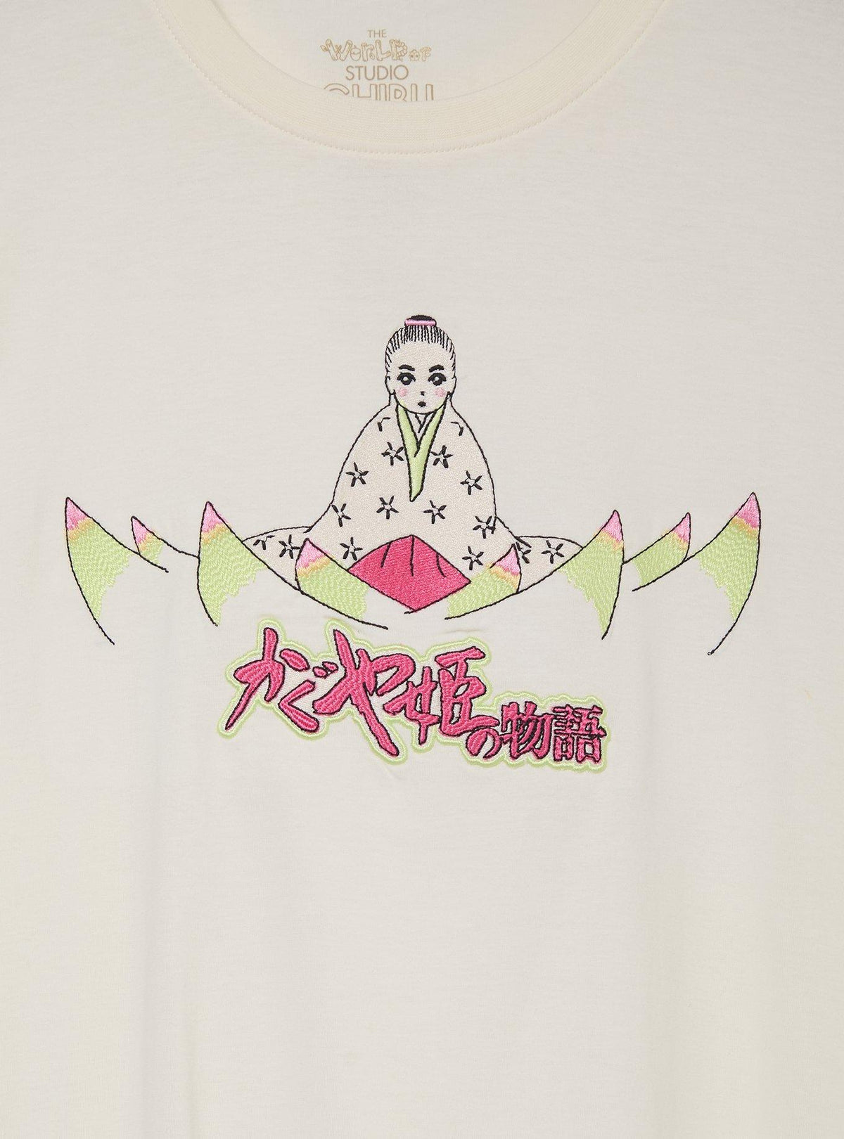 Polera bordada Princess Kaguya, tallas plus