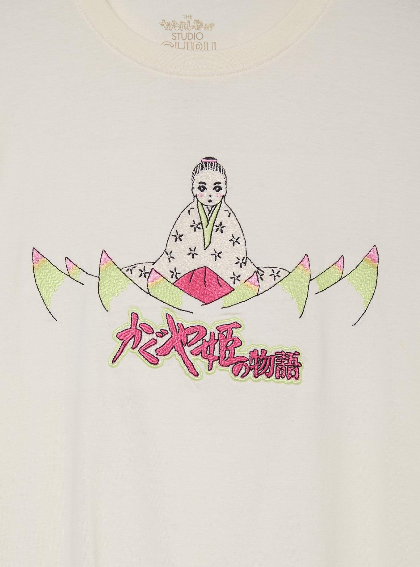 Polera bordada Princess Kaguya, tallas plus