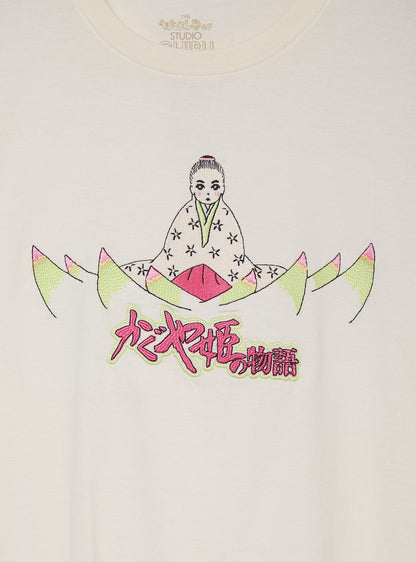 Polera bordada Princess Kaguya, tallas plus