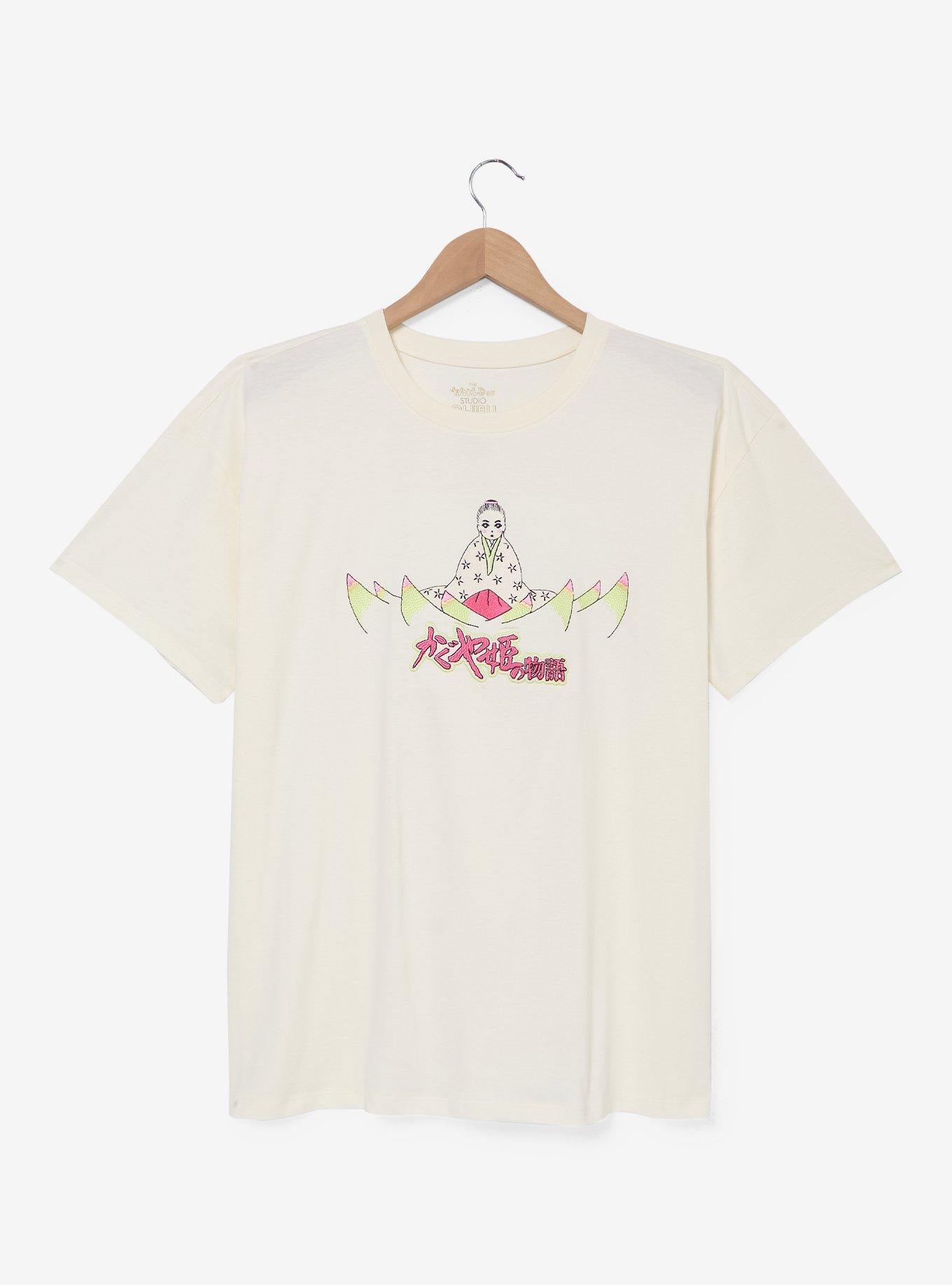Polera bordada Princess Kaguya, tallas plus