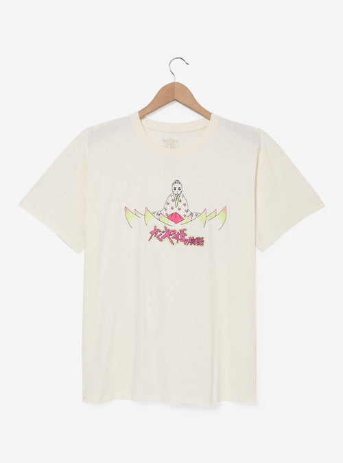 Polera bordada Princess Kaguya, tallas plus
