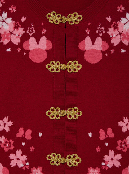 Cárdigan floral de Minnie Mouse para Año Nuevo chino