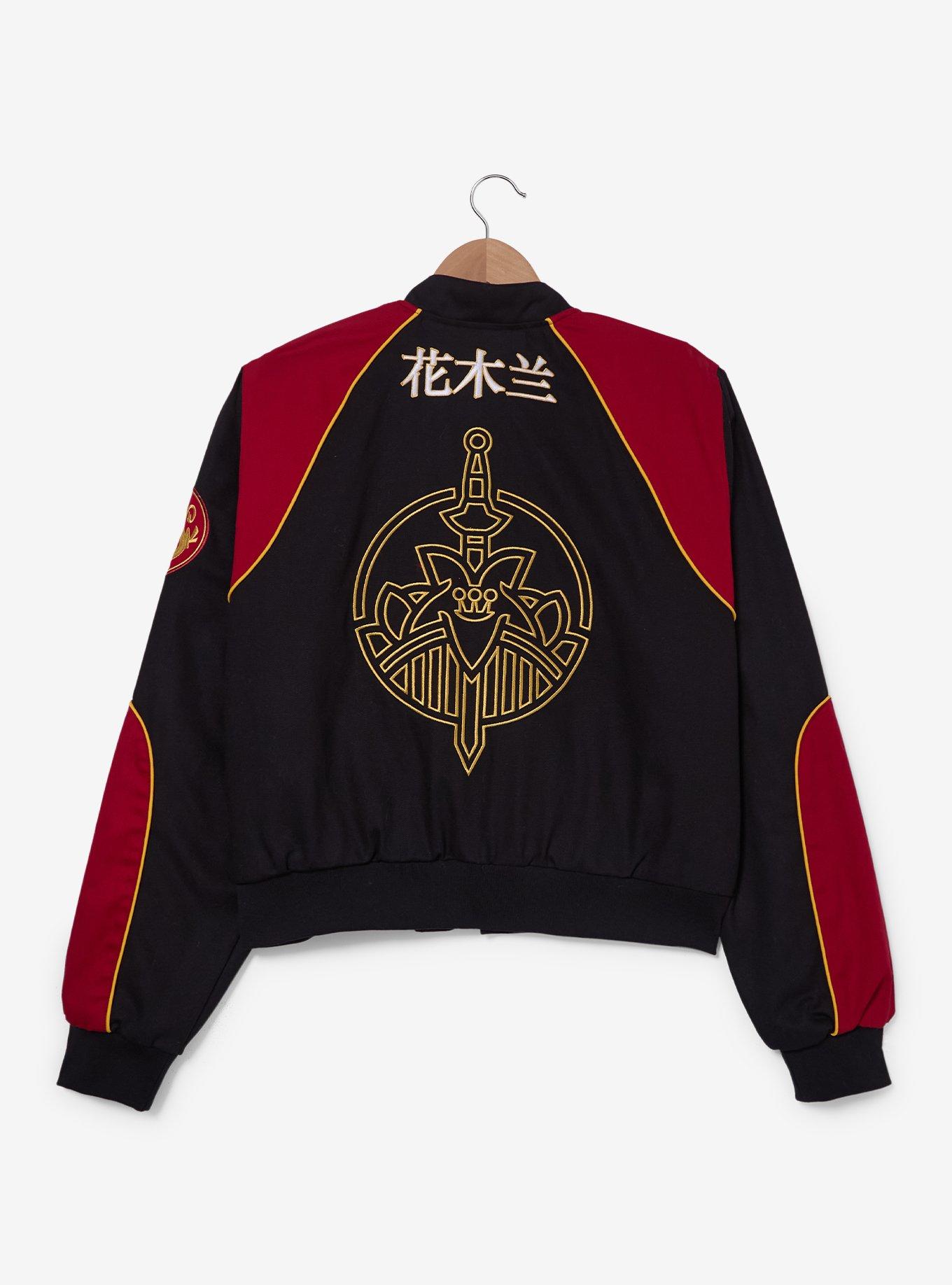Chaqueta corta estilo moto de Mulan para mujer