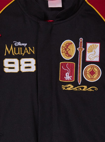 Chaqueta corta estilo moto de Mulan para mujer