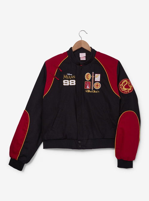 Chaqueta corta estilo moto de Mulan para mujer
