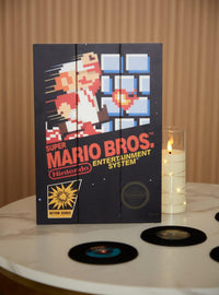Cuadro retro de Super Mario Bros.