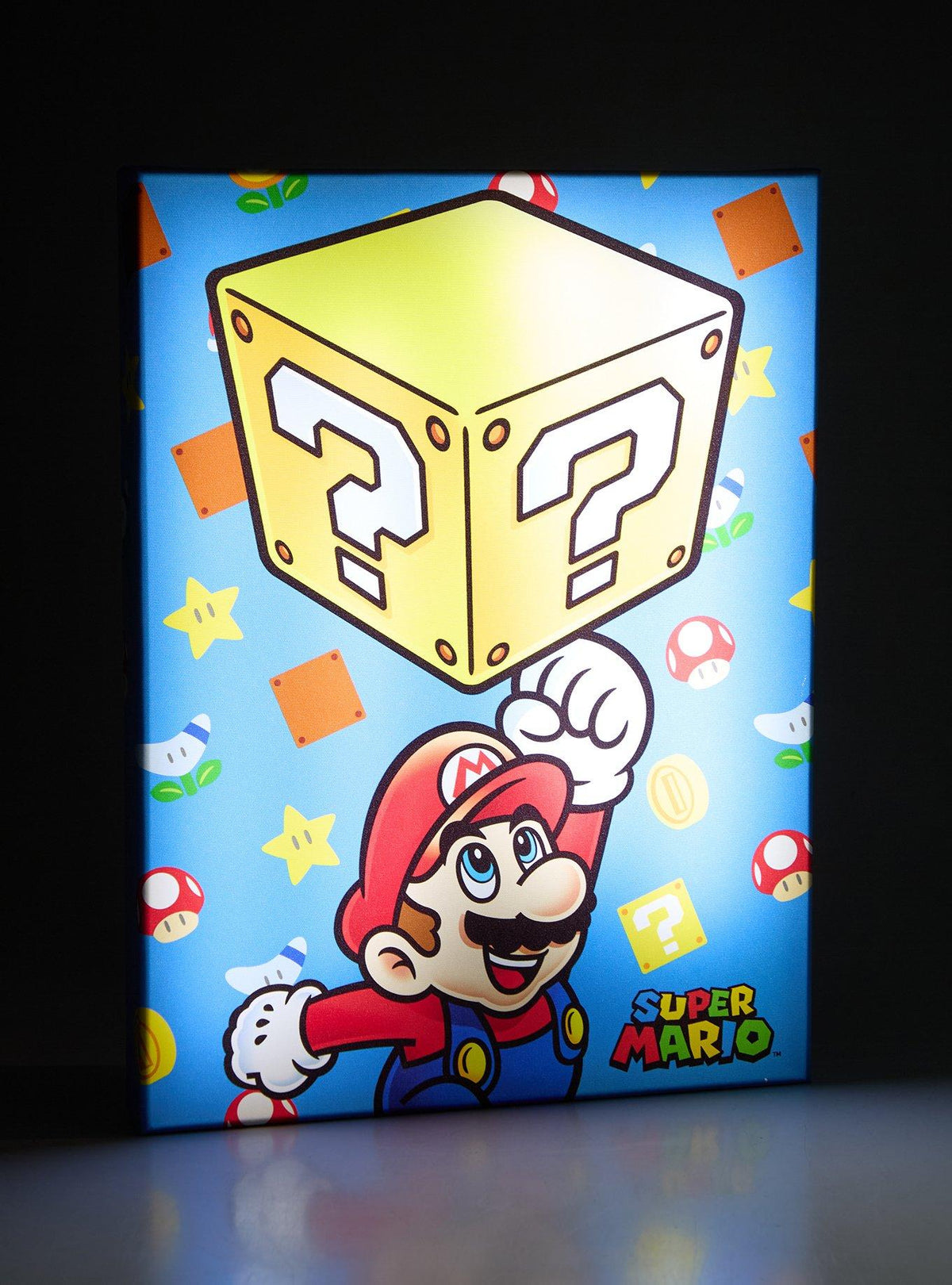 Cuadro luminoso Super Mario Bros.
