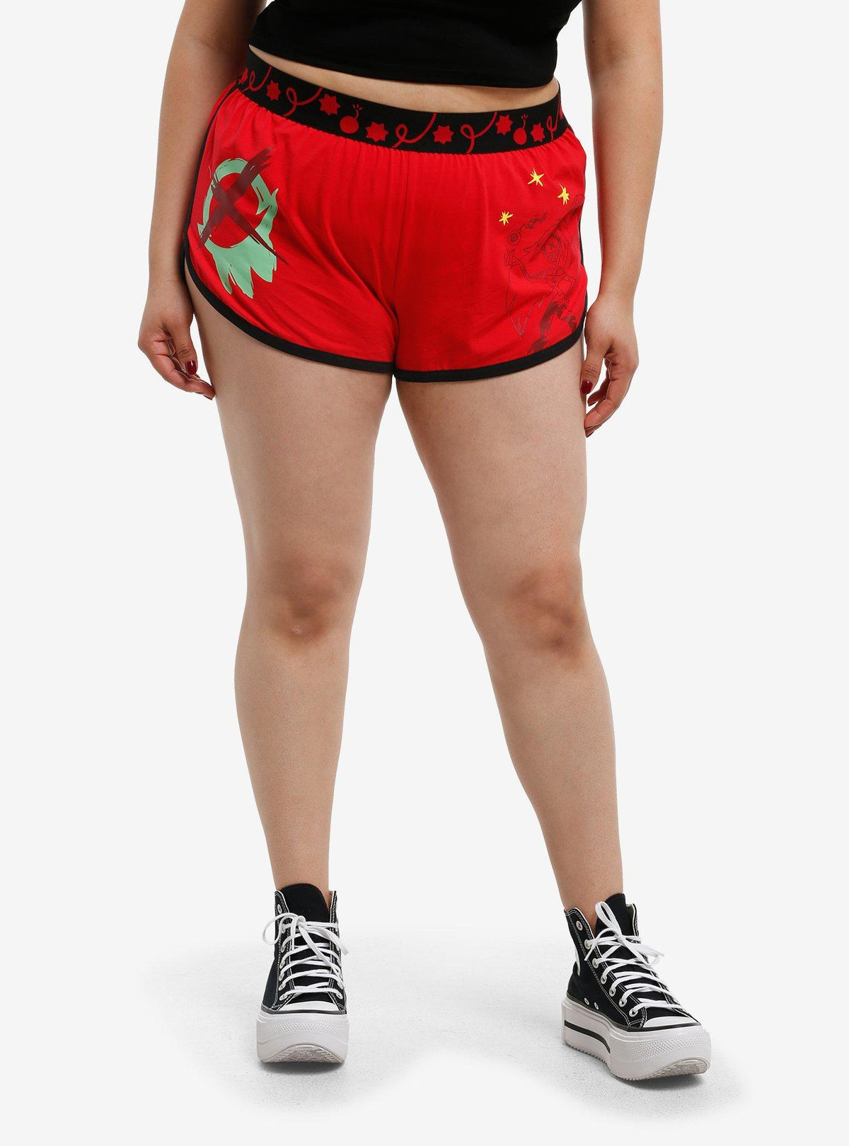 Shorts suaves talla grande Cherri Bomb - Hazbin Hotel