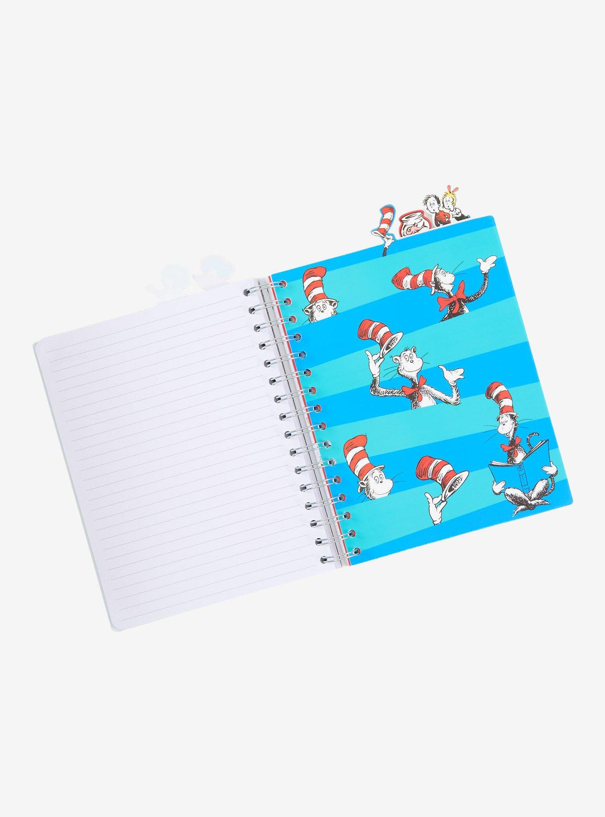 Diario con pestañas de The Cat in the Hat