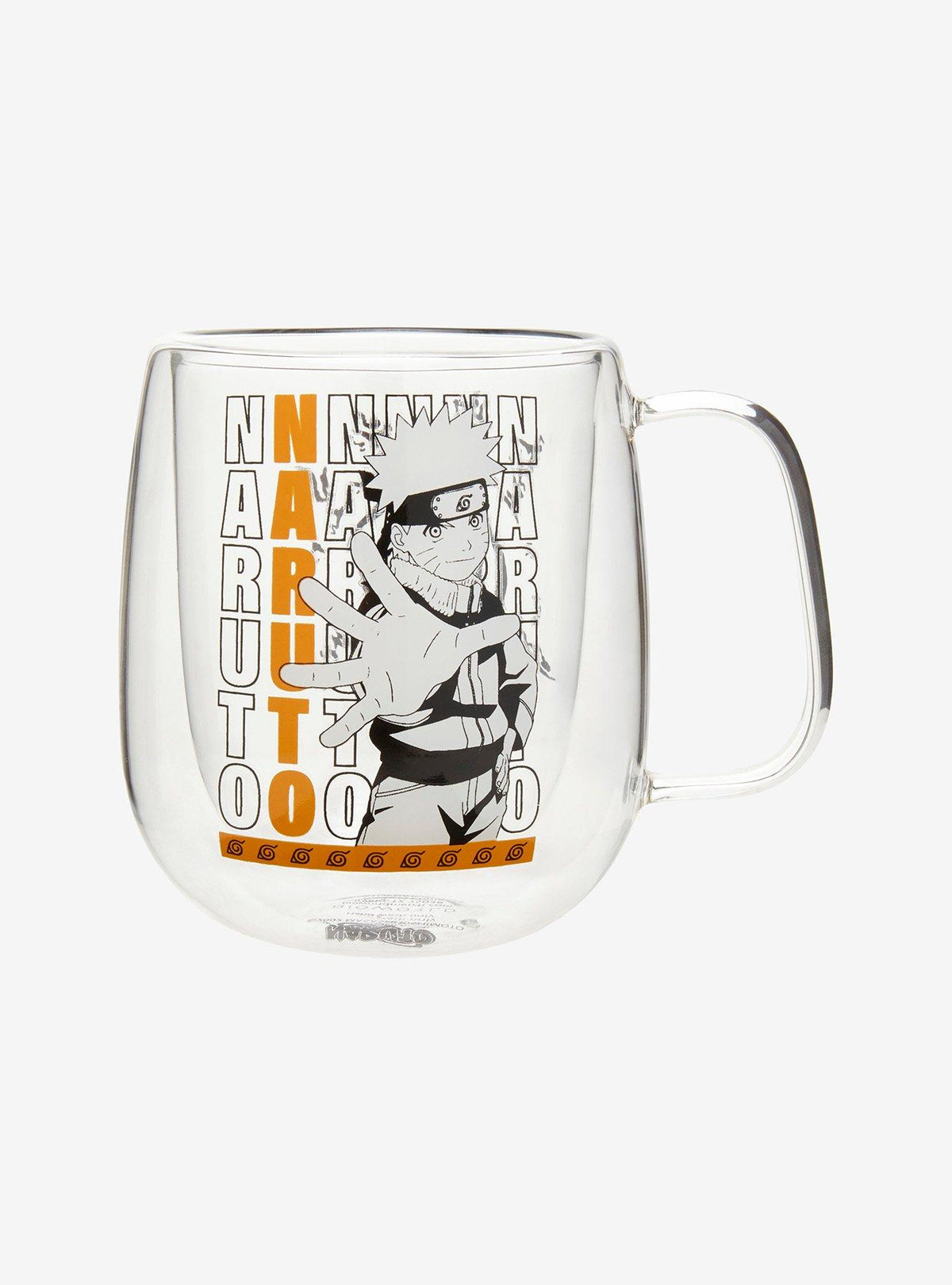 Taza de vidrio Naruto Shippuden