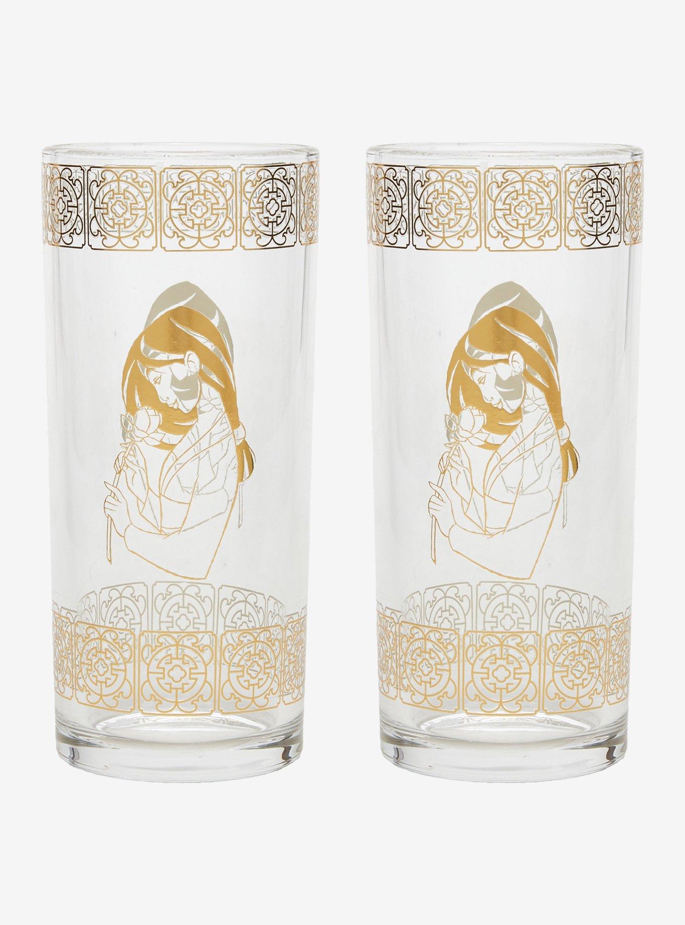 Set de vasos dorados Disney Mulan