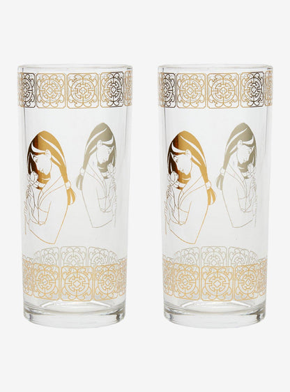 Set de vasos dorados Disney Mulan